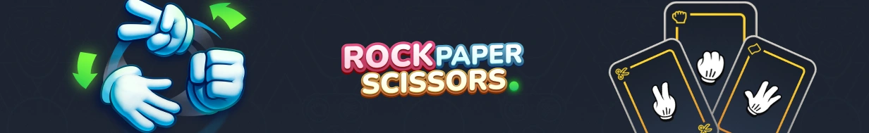 Rock Paper Scissors Wide Banner.